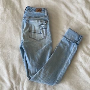 High rise stretchy jeans from American Eagles